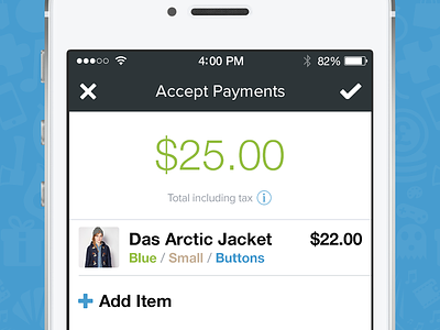 Shopify Accept Payments app ios7 iphone payments
