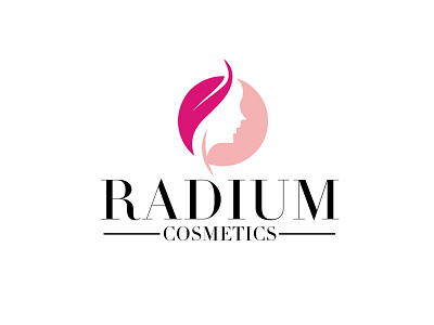 Logo for Radium cosmetics. logo logo design