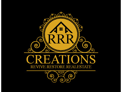 RRR Creations logo logo design