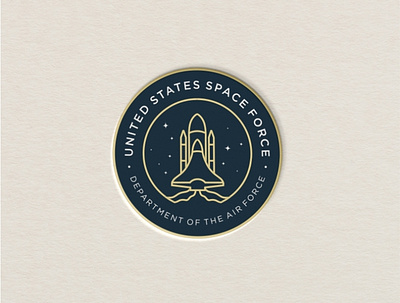 Logo for US Space Force logo logo design