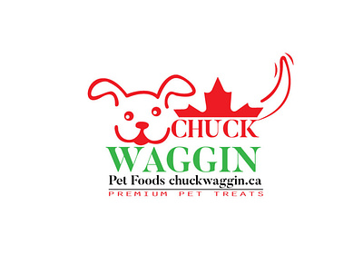 Logo for Chuck Waggin Pet Foods chuckwaggin ca logo logo design