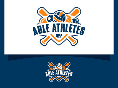 Logo for Able Athletes logo logo design