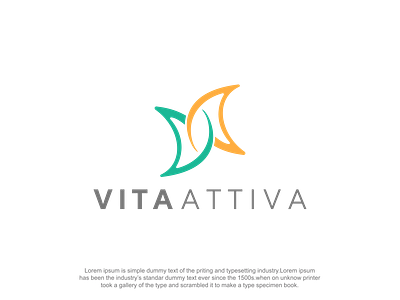 Logo for Vita Attiva logo logo design