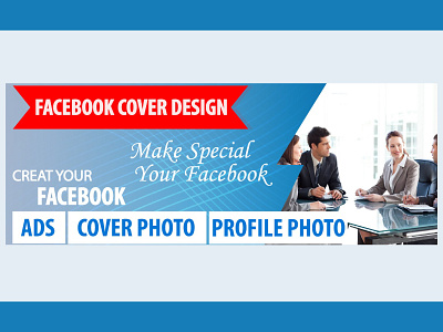Facebook cover photo for business banner design branding facebook illustration illustrator minimal