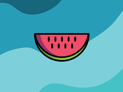 Watermelon art branding design icon illustration illustrator logo logo design logodesign logos logotype minimal vector