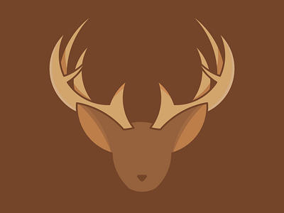 Deer art branding design icon illustration illustrator logo logo design logodesign logos logotype minimal vector