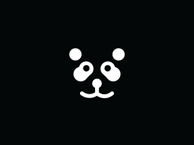 Reversed panda art branding design icon illustration illustrator logo logo design logodesign logos logotype minimal vector