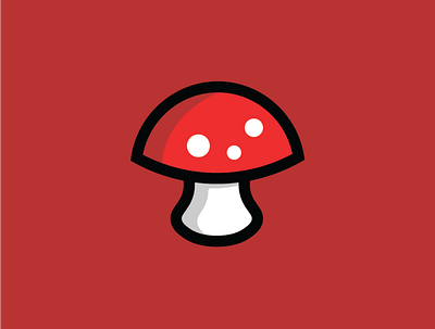 mushroom art branding design icon illustration illustrator logo logo design logodesign logos logotype minimal vector