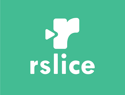 R Slice Logo art branding design icon illustration illustrator logo logo design logodesign logos logotype minimal vector