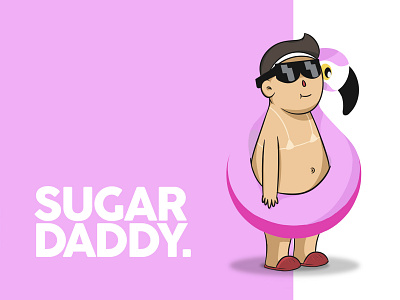 Sugar Daddy animation branding design graphic design illustration vector
