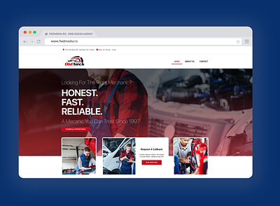 Car Repair Shop - Website designed using Elementor car repair shop car repair website devlopment elementor pro elementor pro ui ux website wordpress