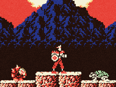 8bit Rygar WIP