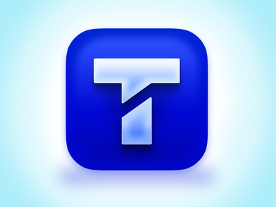 Textline Icon for MacOS Big Sur 3d app big sur blue chat figma icon icon design logo mac os skeumorphism text textline