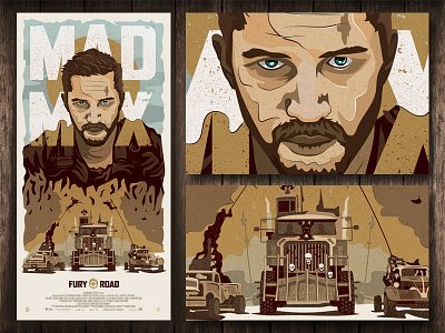 Mad Max: Fury Road drawing film fury road illustration mad max movie poster poster posse