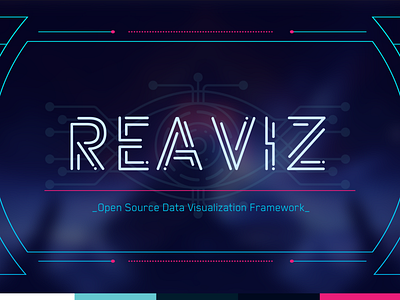 REAVIZ Logo app blue branding design icon illustration logo typography ui vector web