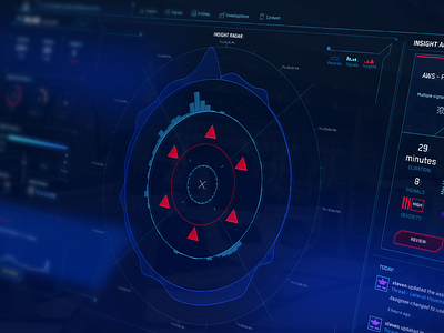 JASK's Sci-Fi Cyber Security Heads up Display application blue chart cybersecurity dashboard data data visualization dataviz fui game hud product design scifi security security app sketchapp ui ui design user experience user interface