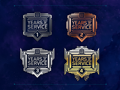 JASK Employee Anniversary Pins