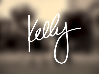 Photography by Kelly custom type hand lettering illustrator lettering logo photography signature simple typography white