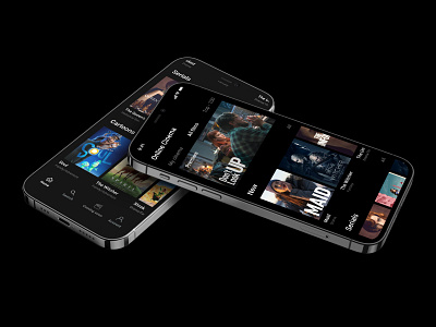 Online Cinema app design dribbble figma mobile app design ui ux