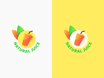 Natural Juice Logo Concept brand identity colorful logo drink logo food logo juice bottle logo design juice logo juice logo and branding juice logo concept juice logo idea modern food logo modern juice logo modern juice logo design modern logo natural juice logo organic juice logo