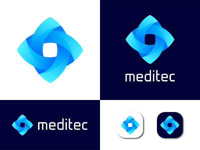 Modern Medical Logo | Meditec Logo Design Concept abstract medical logo brand identity colorful logo gradient logo gradient medical logo logo design logo for medical medic logo medical medical logo medical logo in abstract style medical mark meditech logo modern logo modern logo for medical modern medical logo ultra modern medical logo