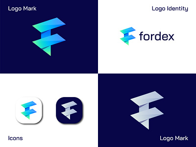 F Letter Mark | Modern F Letter Logo Design