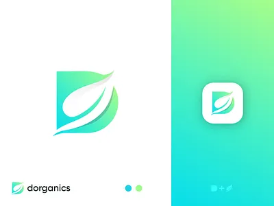 D+Leaf Logo abstract art abstract logo brand identity business logo colorful logo creative logo design d with leaf logo gradient logo graphicdesign leaf logo leaf logo ideas logo design modern leaf logo modern lettering modern logo modern logo design organic logo professional logo