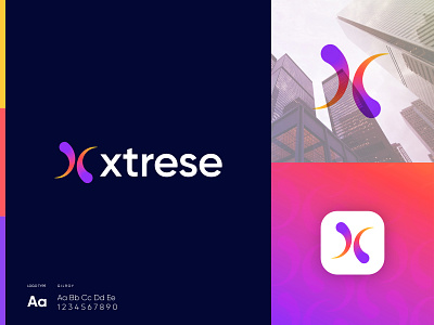 Modern X Letter Logo abstract art abstract logo brand identity business logo colorful logo gradient logo gradient x logo logo design logo designs logo idea 2021 modern lettering modern logo modern logo design modern x logo professional logo trending logo x letter design x letter logo x logo 2021