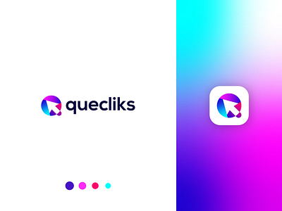 Q+Clicks abstract art abstract logo abstract q logo brand identity business logo colorful logo colorful q logo gradient logo gradient q logo logo design modern click logo modern lettering modern logo modern q logo professional logo q letter design q logo design q logo idea 2021 q logo with clicks