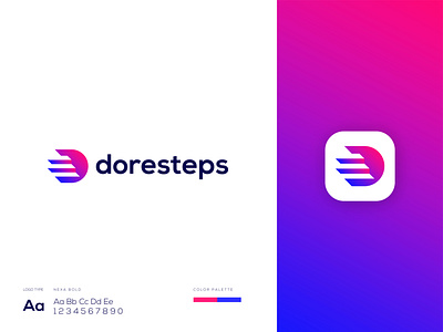 D+Steps Logo Design