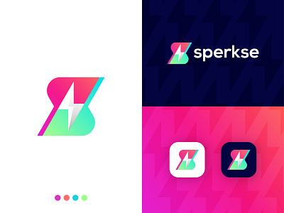 S + Spark Logo Design abstract art abstract logo brand identity business logo colorful logo gradient logo logo design modern lettering modern logo modern logo design professional logo s letter design s logo idea s with spark logo spark logo spark logo idea