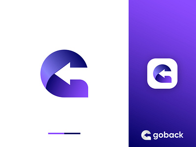 G + Arrow Logo Design