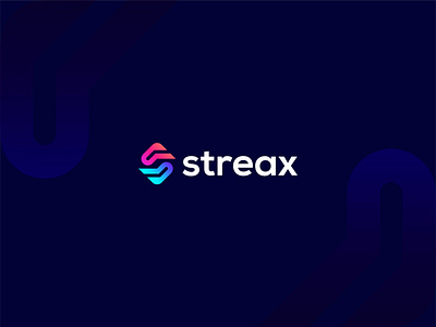 Modern S Logo Design For Streax App abstract art abstract logo brand identity branding business logo colorful logo creative s logo gradient logo gradient s logo graphicdesign logo design modern design modern lettering modern logo modern logo design modern s logo professional logo s letter logo s logo idea