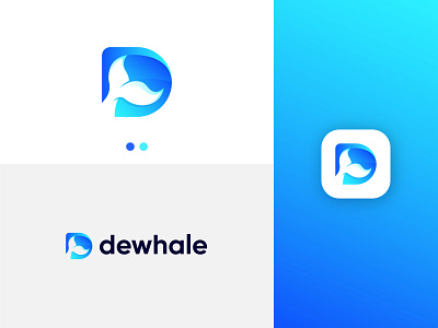 D+Whale Logo Combination