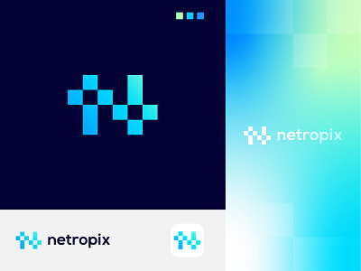 N + Pixel Logo Combination (For Sale)