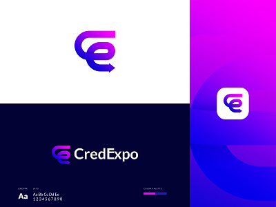 Modern C and E Logo Combination
