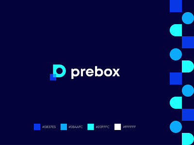 P + Box Logo Design