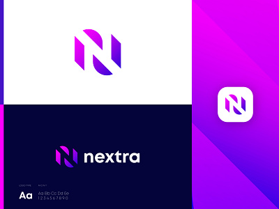 Negative Space N Logo Design