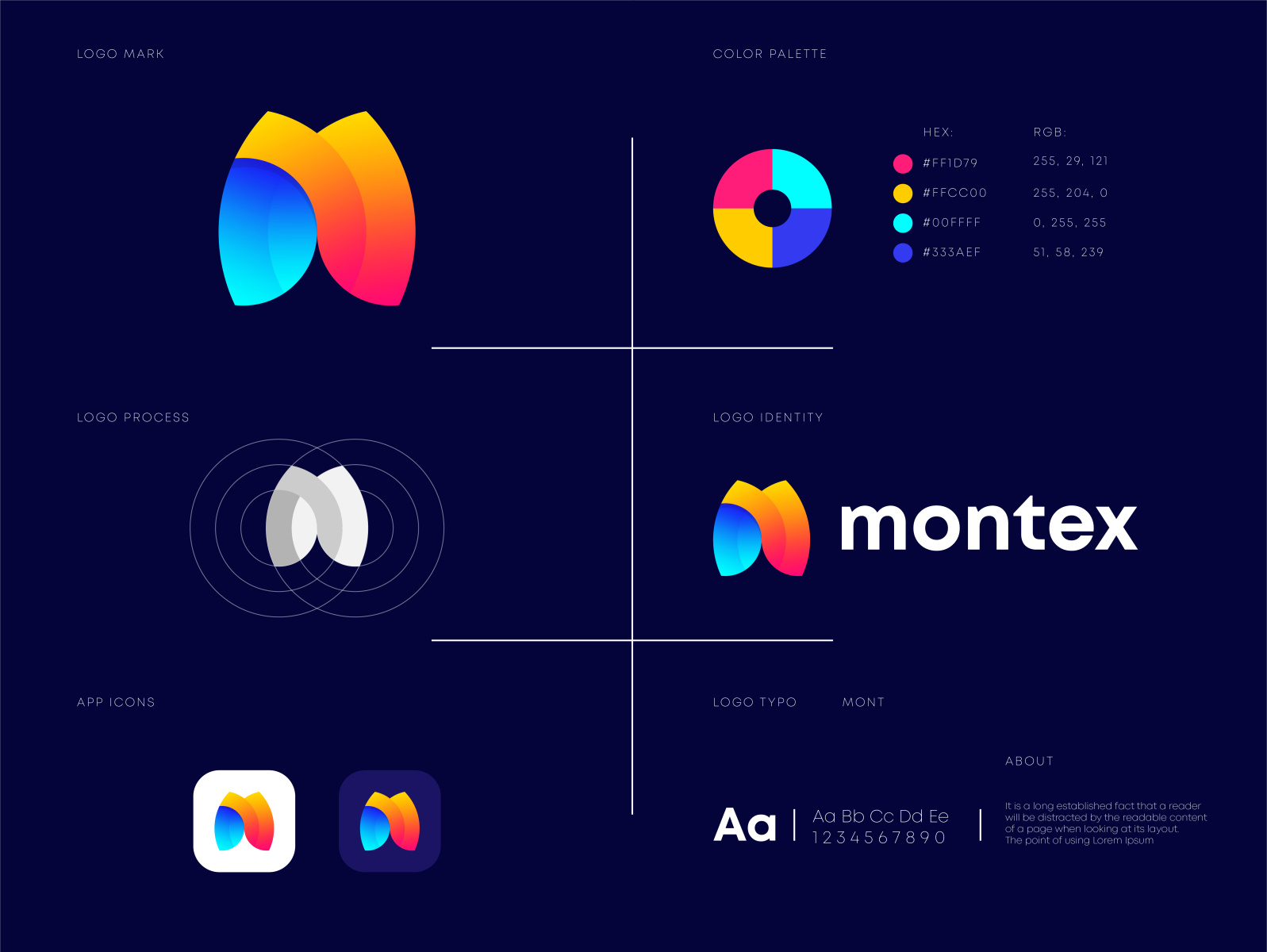 Montex Branding Design by Sumon Yousuf on Dribbble
