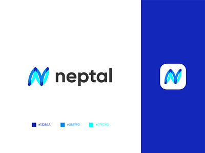 Modern N Letter Logo Design