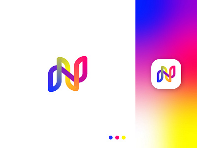 NN Logomark abstract art abstract logo abstract n logo brand identity business logo colorful logo creative n logo double n logo gradient logo gradient n logo letter logo logo design logo idea modern lettering modern logo n letter logo nn letter mark nn logo professional logo professional logo design