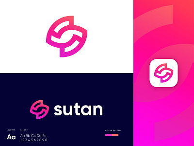 Modern S Logo abstract art abstract logo abstract s letter abstract s logo brand identity business logo colorful logo gradient logo initials logo logo design logo idea modern lettering modern logo modern s logo professional logo professional logo design s letter design s letter logo s logo idea