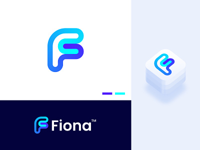 Modern F Letter Logo