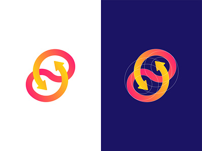 S+Arrows abstract s letter abstract s logo arrow logo brand identity business logo colorful logo design gradient logo gradient s logo illustration logo logo design modern lettering modern logo modern s logo s letter design s letter logo s with arrows