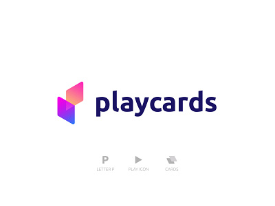 P + Play Icon + Cards