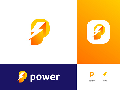 P+Spark Logo Design