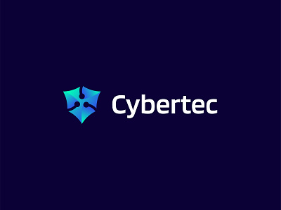 Cybertec Logo Design | Shield+Tech Logo Idea by Sumon Yousuf on Dribbble