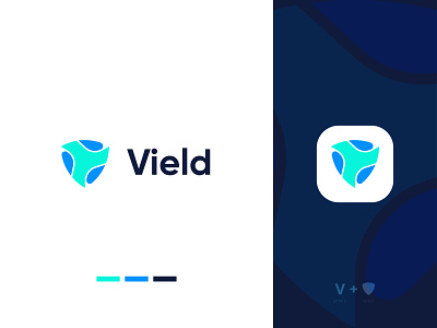 V+Shield Logo Design
