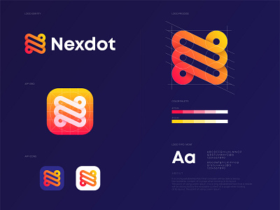 Modern N Logo Design abstract logo agency brand identity branding colorful connecting corporate creative gradient logo icon illustration logo letter logo logo design mark modern logo n logo professional symbol technology vector