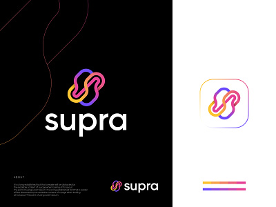 Abstract S Letter Logo with connecting abstract logo agency app icon brand identity branding business logo corporate event gradient logo icon letter logo logo design logo maker mark modern modern logo s logo startup symbol vector